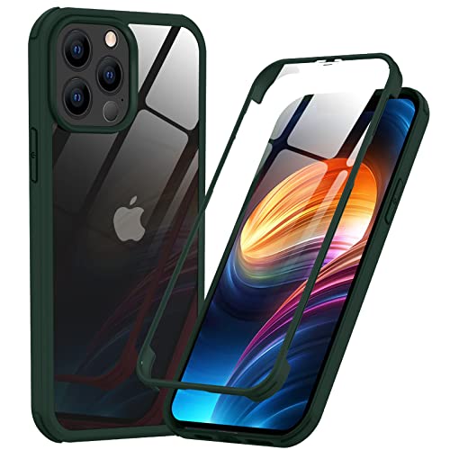 Phoneaura Für iPhone 13 PRO MAX 360 Grad Schutzhülle, 13 PRO MAX Handyhülle Ganzkörper mit Zwei Panzerfolien 13 Pro Max, Komplettschutz 13 Pro Max von Phoneaura