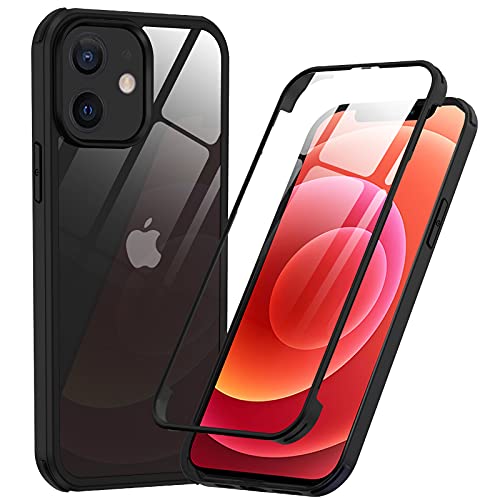 Phoneaura für iPhone 11 360 Grad Schutzhülle für iPhone 11 Handyhülle; iPhone 11 Hülle mit Folie und iPhone 11 Schutzglas, Komplettschutz 11 (VORNE+HINTEN) von Phoneaura