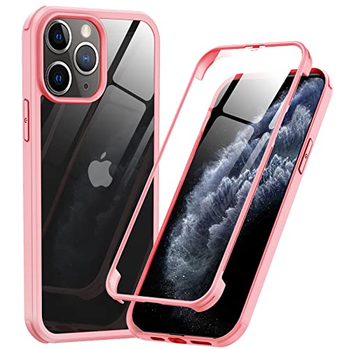 Phoneaura für iPhone 11 PRO 360 Grad Schutzhülle Vorne und Hinten Handyhülle Ganzkörper Apple Case mit Zwei Panzerfolien für Displayschutz, Kameraschutz, Komplettschutz (Deutsches Design) von Phoneaura