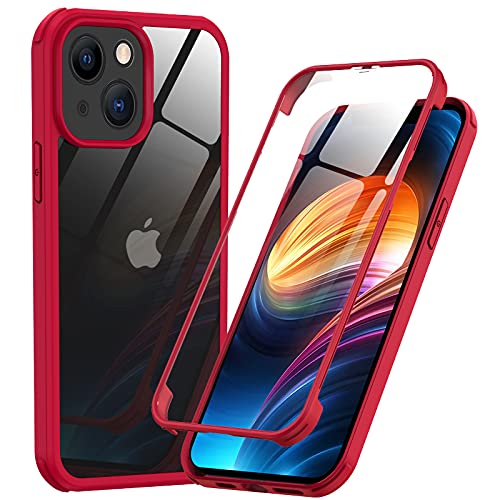 Phoneaura für iPhone 13 360 Grad Schutzhülle für iPhone 13 Handyhülle; iPhone 13 Hülle mit Kameraschutz und Komplettschutz für iPhone 13 (Deutsches Design) von Phoneaura