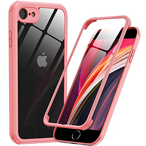 Phoneaura für iPhone SE 360 Grad Hülle, iPhone 8 Case, iPhone 7 Schutzhülle mit Zwei Panzerfolien, iPhone SE 2020 (iPhone SE, SE 2020, SE 2022) von Phoneaura