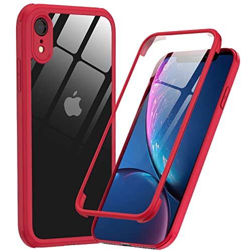 Phoneaura für iPhone XR 360 Grad Schutzhülle für iPhone XR Handyhülle; iPhone XR Hülle mit Kameraschutz und Komplettschutz für iPhone XR (Deutsches Design) von Phoneaura