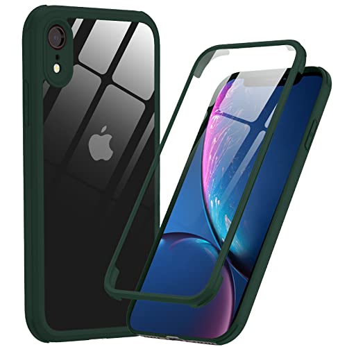 Phoneaura für iPhone XR 360 Grad Schutzhülle für iPhone XR Handyhülle; iPhone XR Hülle mit Kameraschutz und Komplettschutz für iPhone XR (Deutsches Design) von Phoneaura