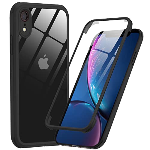 Phoneaura für iPhone XR 360 Grad Schutzhülle für iPhone XR Handyhülle; iPhone XR Hülle mit Kameraschutz und Komplettschutz für iPhone XR (Deutsches Design) von Phoneaura