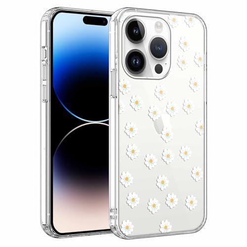 Phoona Durchsichtig Silikon Hülle für Apple iPhone 11 Pro 5,8" Case, Weiche Transparente Handyhülle, Ultra Dünn TPU Stoßfeste Kratzfeste Schutzhülle Blume 1 Motiv Designs Cover für iPhone 11 Pro von Phoona