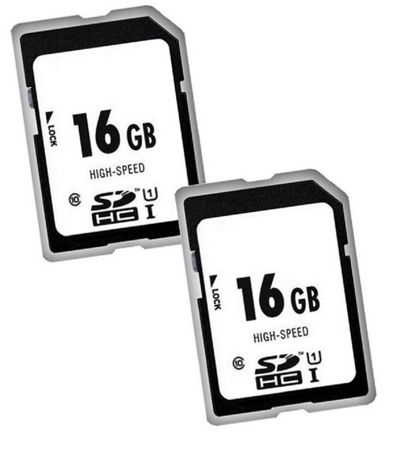 Photo Porst 2 x 1A PHOTO PORST High-Speed 16 GB SDHC-Karte Speicherkarte (16 GB GB) von Photo Porst