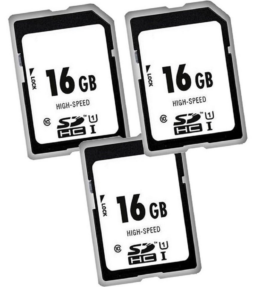 Photo Porst 3 x 1A PHOTO PORST High-Speed 16 GB SDHC-Karte Speicherkarte Photo Porst 3 x 1A PHOTO PORST High-Speed 16 GB SDHC-Karte Speicherkarte von Photo Porst