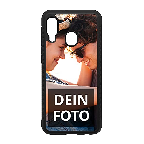 PhotoFancy Handyhülle Samsung Galaxy® A20e Handyhülle mit eigenem Foto Bedrucken – Smartphone Case als personalisierte Schutzhülle (Softcase) von PhotoFancy