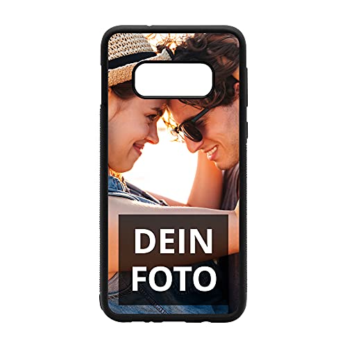 Handyhülle Samsung Galaxy® S10e Handyhülle mit eigenem Foto Bedrucken – Smartphone Case als personalisierte Schutzhülle (Softcase schwarz) von PhotoFancy