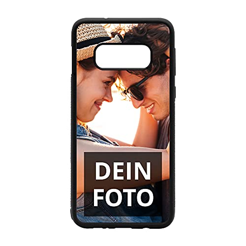PhotoFancy Handyhülle Samsung Galaxy® S10e Handyhülle mit eigenem Foto Bedrucken – Smartphone Case als personalisierte Schutzhülle (Softcase schwarz) von PhotoFancy