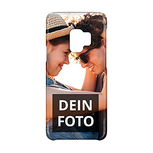 Handyhülle Samsung Galaxy® S9 Handyhülle mit eigenem Foto Bedrucken – Smartphone Case als personalisierte Schutzhülle (Premium Hardcase Rundum-Druck) von PhotoFancy