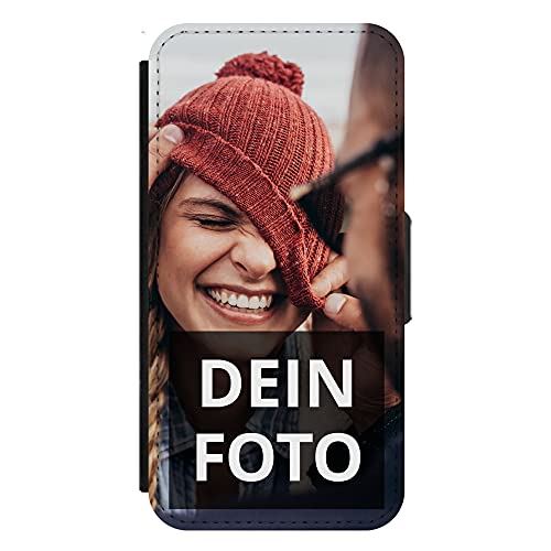 Handyhülle passend für iPhone 12 Handyhülle mit eigenem Foto Bedrucken – Smartphone Case als personalisierte Schutzhülle (Flipcase) von PhotoFancy