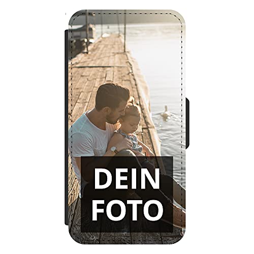 Handyhülle passend für iPhone 12 Pro Max Handyhülle mit eigenem Foto Bedrucken – Smartphone Case als personalisierte Schutzhülle (Flipcase) von PhotoFancy