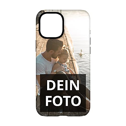 Handyhülle passend für iPhone 12 Pro Max Handyhülle mit eigenem Foto Bedrucken – Smartphone Case als personalisierte Schutzhülle (Premium Bumper Rundum-Druck) von PhotoFancy