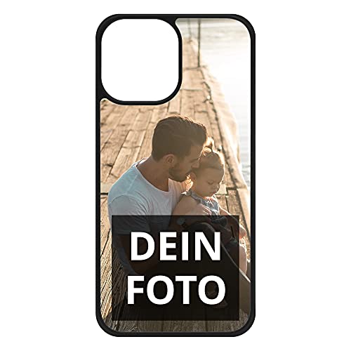 Handyhülle passend für iPhone 12 Pro Max Handyhülle mit eigenem Foto Bedrucken – Smartphone Case als personalisierte Schutzhülle (Softcase) von PhotoFancy