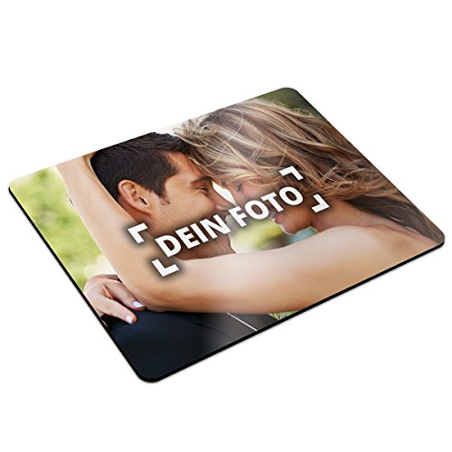 PhotoFancy® - Mousepad mit eigenem Foto Bedrucken - Mauspad selbst gestalten (32 x 27 cm) von PhotoFancy