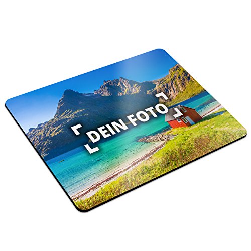 PhotoFancy® - Mousepad mit eigenem Foto bedrucken - Mauspad selbst gestalten (24 x 19 cm) von PhotoFancy