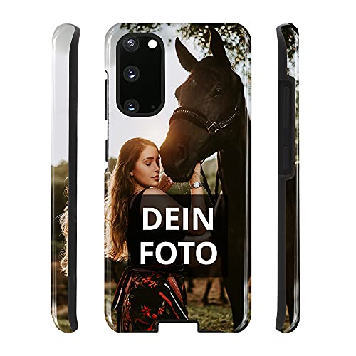 PhotoFancy® – Personalisierte Samsung Galaxy S20 Hülle mit Foto Bedrucken – Handyhülle selbst gestalten (Premium Bumper Rundum-Druck) von PhotoFancy