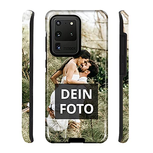 PhotoFancy® – Personalisierte Samsung Galaxy S20 Ultra Hülle mit Foto Bedrucken – Handyhülle selbst gestalten (Premium Bumper Rundum-Druck) von PhotoFancy