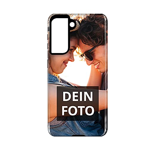 PhotoFancy® – Personalisierte Samsung Galaxy S21 5G Hülle mit Foto Bedrucken – Handyhülle selbst gestalten (Premium Bumper Rundum-Druck) von PhotoFancy