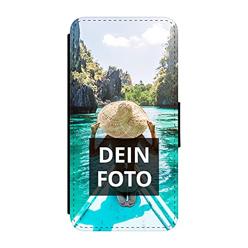 PhotoFancy® – Personalisiertes Huawei P30 lite Flipcase mit Foto Bedrucken – Handyhülle selbst gestalten von PhotoFancy