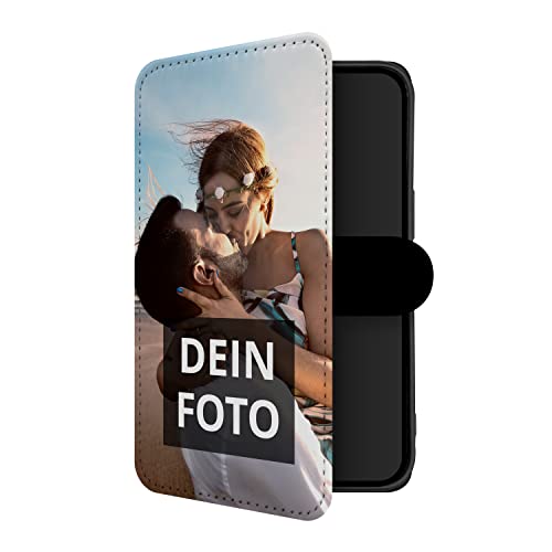 PhotoFancy® – iPhone 14 Hülle mit Foto Personalisieren – Handyhülle selbst gestalten (Flipcase) von PhotoFancy