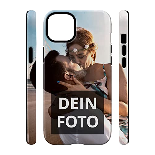 PhotoFancy® – iPhone 14 Plus Hülle mit Foto Personalisieren – Handyhülle selbst gestalten (Premium Softcase) von PhotoFancy