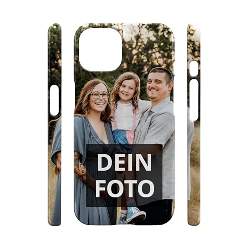 PhotoFancy® – iPhone 15 Hülle mit Foto Personalisieren – Handyhülle selbst gestalten (Premium Hardcase Rundum-Druck) von PhotoFancy