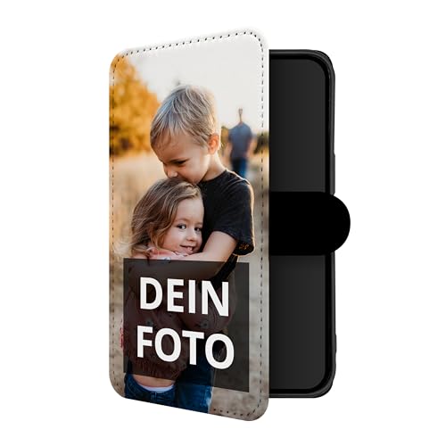 PhotoFancy® – iPhone 15 Plus Hülle mit Foto Personalisieren – Handyhülle selbst gestalten (Flipcase) von PhotoFancy