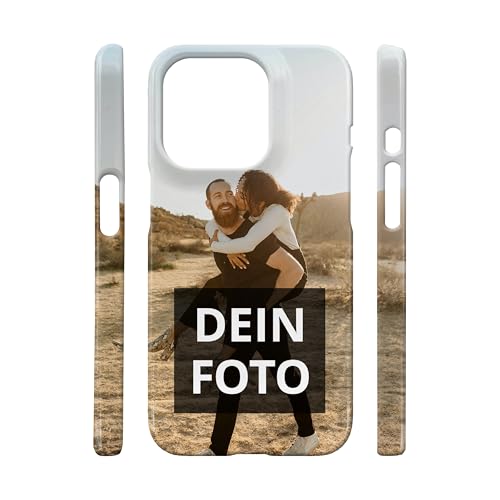 PhotoFancy® – iPhone 15 Pro Hülle mit Foto Personalisieren – Handyhülle selbst gestalten (Premium Hardcase Rundum-Druck) von PhotoFancy