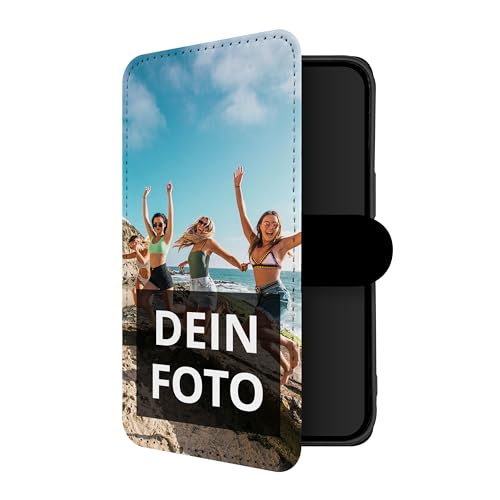 PhotoFancy® – iPhone 15 Pro Max Hülle mit Foto Personalisieren – Handyhülle selbst gestalten (Flipcase) von PhotoFancy