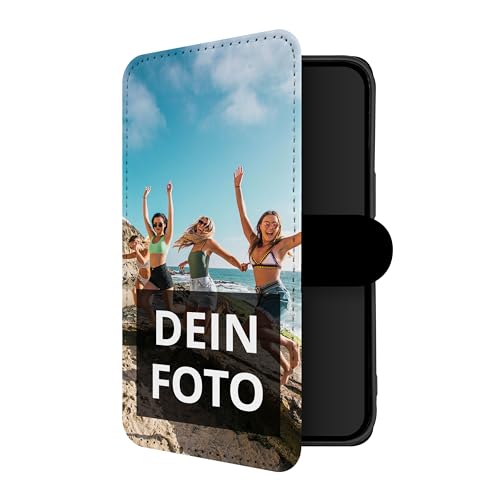 PhotoFancy® – iPhone 15 Pro Max Hülle mit Foto Personalisieren – Handyhülle selbst gestalten (Flipcase) von PhotoFancy