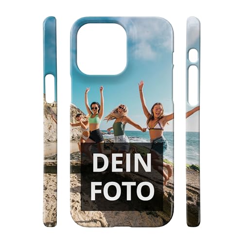 PhotoFancy® – iPhone 15 Pro Max Hülle mit Foto Personalisieren – Handyhülle selbst gestalten (Premium Hardcase Rundum-Druck) von PhotoFancy