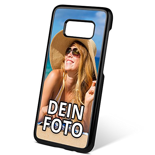 PhotoFancy ® – Samsung Galaxy S8 Hülle mit eigenem Foto Bedrucken – Smartphone Case als personalisierte Schutzhülle (Hardcase schwarz) von PhotoFancy