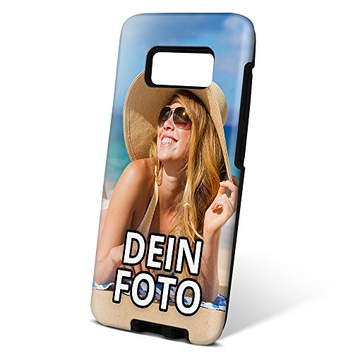 PhotoFancy ® – Samsung Galaxy S8 Hülle mit eigenem Foto Bedrucken – Smartphone Case als personalisierte Schutzhülle (Premium Bumper Rundum-Druck) von PhotoFancy