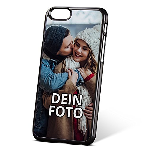 PhotoFancy ® – iPhone® 6/6s Handyhülle mit eigenem Foto Bedrucken – Smartphone Case als personalisierte Schutzhülle (Hardcase schwarz) von PhotoFancy