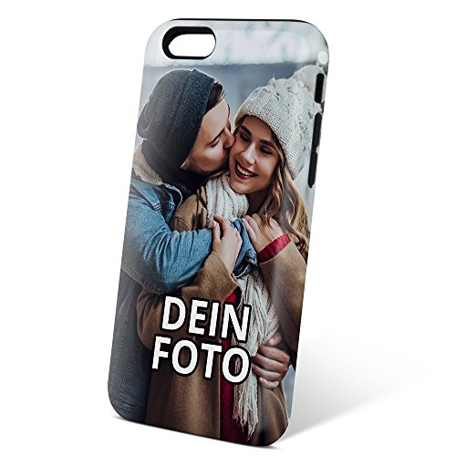PhotoFancy ® – iPhone® 6/6s Handyhülle mit eigenem Foto Bedrucken – Smartphone Case als personalisierte Schutzhülle (Premium Bumper Rundum-Druck) von PhotoFancy