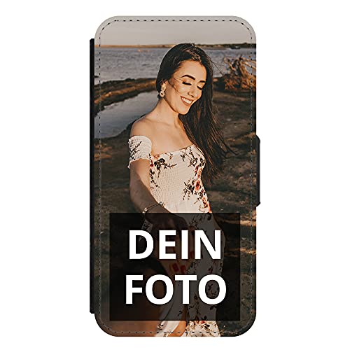 PhotoFancy Handyhülle passend für iPhone 12 Mini Handyhülle mit eigenem Foto Bedrucken – Smartphone Case als personalisierte Schutzhülle (Flipcase) von PhotoFancy