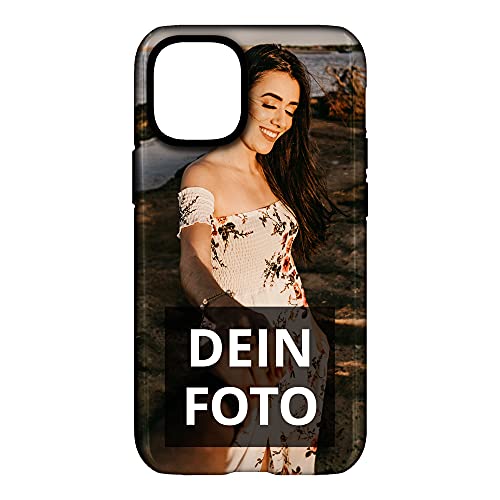 PhotoFancy Handyhülle passend für iPhone 12 Mini Handyhülle mit eigenem Foto Bedrucken – Smartphone Case als personalisierte Schutzhülle (Premium Bumper Rundum-Druck) von PhotoFancy