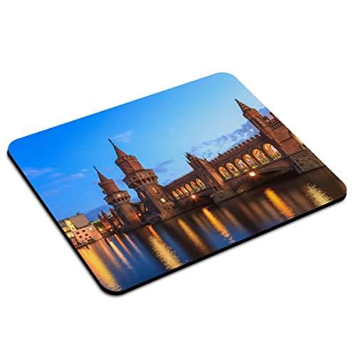 PhotoFancy - Mousepad Berlin - Städte-Mauspad mit Motiv Oberbaumbrücke von PhotoFancy