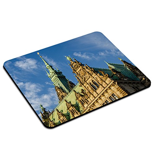 PhotoFancy - Mousepad Hamburg - Städte-Mauspad mit Motiv Rathaus von PhotoFancy