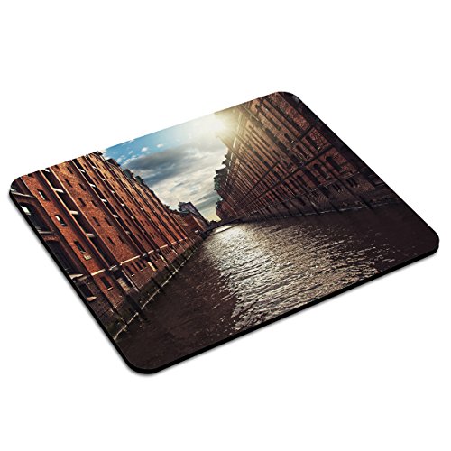 PhotoFancy - Mousepad Hamburg - Städte-Mauspad mit Motiv Speicherstadt von PhotoFancy