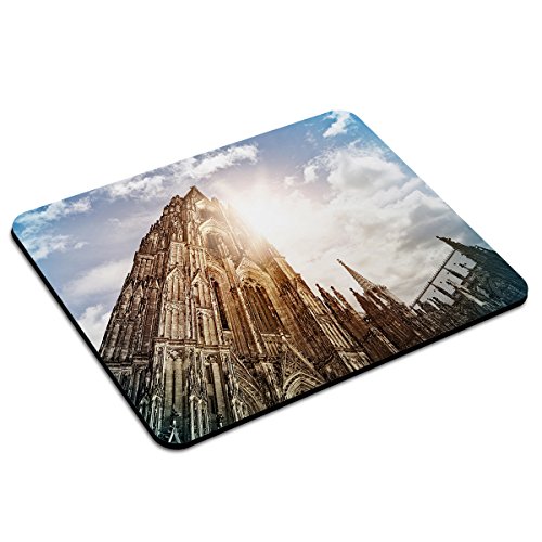PhotoFancy - Mousepad Köln - Städte-Mauspad mit Motiv Kölner Dom im Sonnenlicht von PhotoFancy