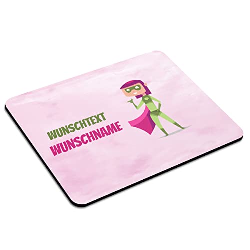 PhotoFancy Mousepad mit Namen personalisiert - Mauspad mit eigenem Text oder Namen gestalten (24 x 19, Super-Tochter) von PhotoFancy