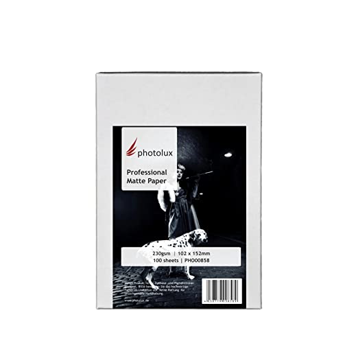 Photolux Professional Matte Paper 230 gsm Fotopapier (102x152, Millimeter) von Photolux