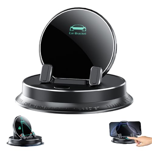 Phqenzap Deloyye Handyhalterung, Deloyye Handyhalter, Multifunktionaler 360-Grad-Drehbare Handyhalterung Fürs Armaturenbrett Im Auto (1 Stück) von Phqenzap