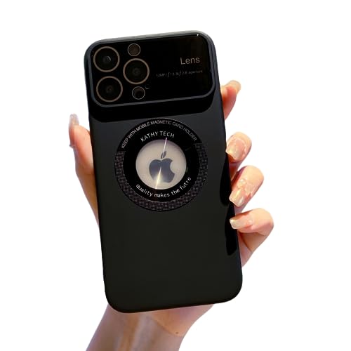 PhyWhale Schlank Hülle Für iPhone 14 Pro, Objektiv und Bildschirm Vollschutz (Für MagSafe) Magnetische Unbegrenzte Aufladung (2022) 6,1"- Schwarz von PhyWhale