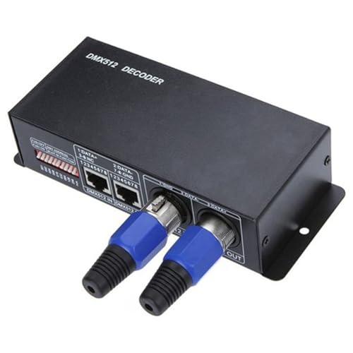 Phyachelo DC 12V-24V 3-Kanal-Decoder-LED-Controller-Ersatzzubehör Passend für RGB 5050 3528 LED-Streifenlichtadapter Phyachelo DC 12V-24V 3-Kanal-Decoder-LED-Controller-Ersatzzubehör Passend für RGB 5050 3528 LED-Streifenlichtadapter von Phyachelo
