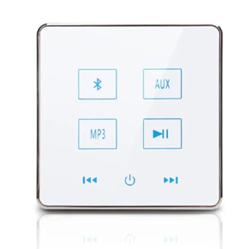 Phyachelo Heimkino-Bluetooth-Wandverstärker, Touchscreen-Musikpanel, Heimhintergrund-Audiosystem, Unterstützt USB-TF-Karte (), 1 Set von Phyachelo