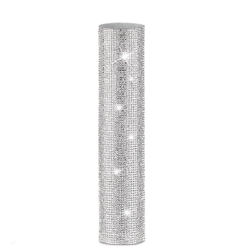 Phyachelo Mikrofongriff-Abdeckung, Glitzernde Glitzer-Strasssteine, Mikrofongriff-Hülle für und TV-Show, für die Meisten Kabellosen Mikrofone, Silber Phyachelo Mikrofongriff-Abdeckung, Glitzernde Glitzer-Strasssteine, Mikrofongriff-Hülle für und TV-Show, für die Meisten Kabellosen Mikrofone, Silber von Phyachelo